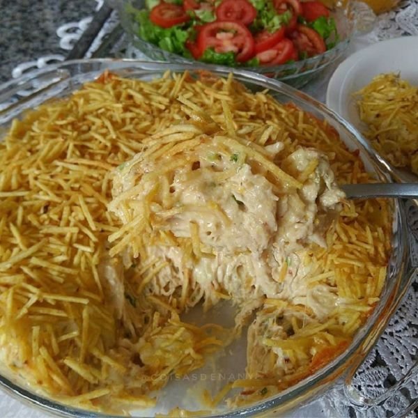 Fricasse de Frango com Milho